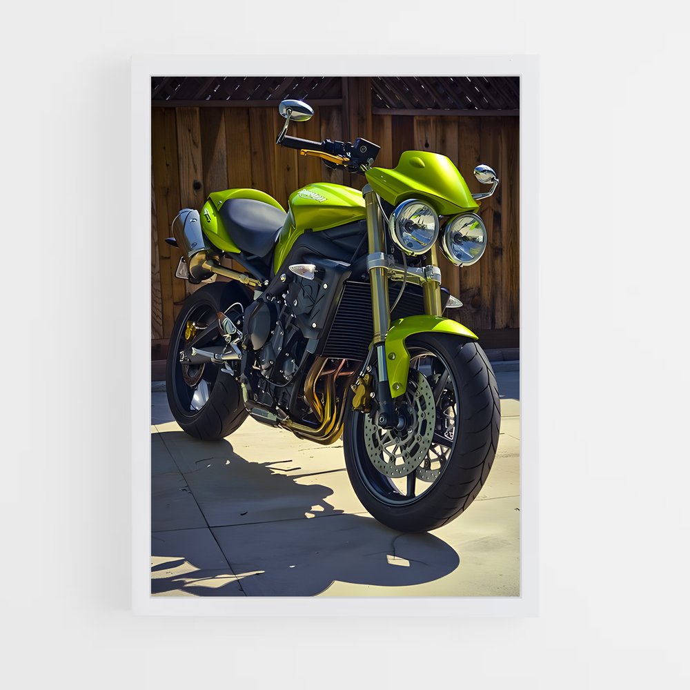 Poster Virage Vert – affiche Triumph (vue 3)